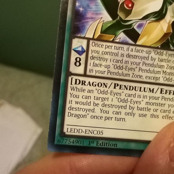 YU-GI-OH! Odd-Eyes Mirage Dragon - LEDD-ENC05 - 1st Edition - Common - Picture 6 of 16